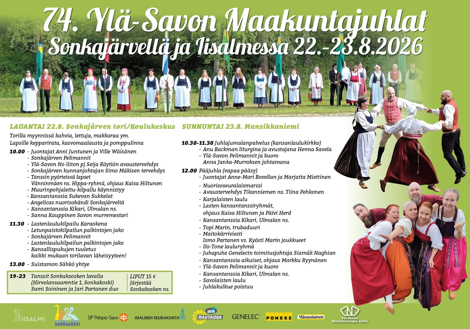 Maakuntajuhlien mainos